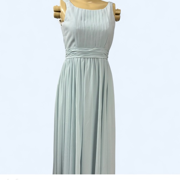 Azazie Sky Blue and Cream Fabric - Picture 4 of 16